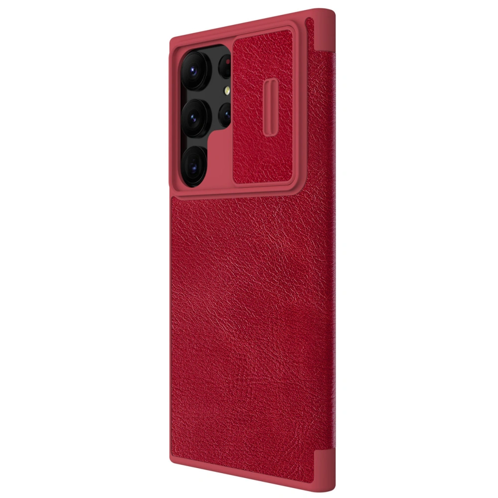 Wholesale Case Nillkin Qin Leather Pro Samsung Galaxy S23 Ultra red - NLK1012 - {ean13} - Hurt