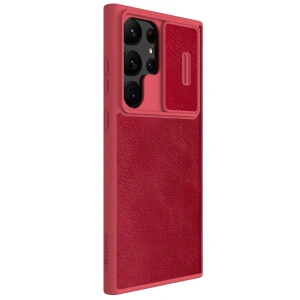 Wholesale Case Nillkin Qin Leather Pro Samsung Galaxy S23 Ultra red - NLK1012 - {ean13} - Hurt