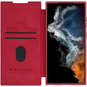 Wholesale Case Nillkin Qin Leather Pro Samsung Galaxy S23 Ultra red - NLK1012 - {ean13} - Hurt