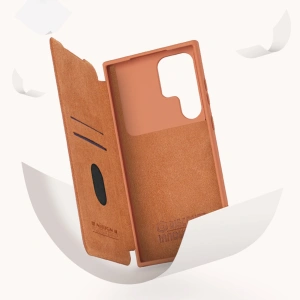 Wholesale Case Nillkin Qin Leather Pro Samsung Galaxy S23 Ultra red - NLK1012 - {ean13} - Hurt