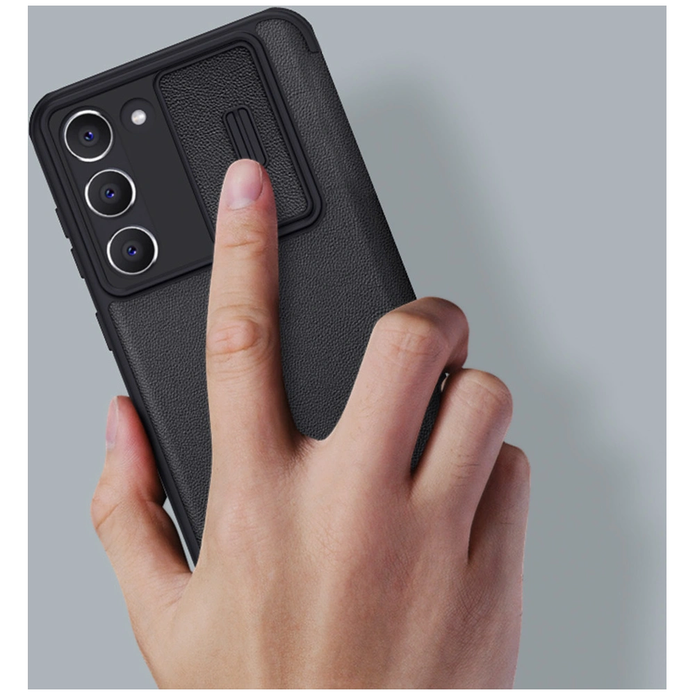 Hurtownia GSM - Etui Nillkin Qin Cloth Pro Samsung Galaxy S23 szürke - NLK1015 - {ean13} - Hurt
