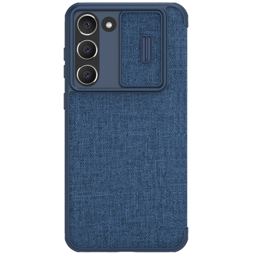 Nillkin Distributor - 6902048258631 - NLK1016 - Case Nillkin Qin Cloth Pro Samsung Galaxy S23+ Plus blue - B2B homescreen