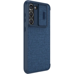 Hurtownia GSM - Etui Nillkin Qin Cloth Pro Samsung Galaxy S23+ Plus albastre - NLK1016 - {ean13} - Hurt