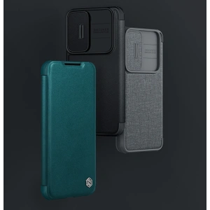 Hurtownia GSM - Etui Nillkin Qin Cloth Pro Samsung Galaxy S23+ Plus albastre - NLK1016 - {ean13} - Hurt