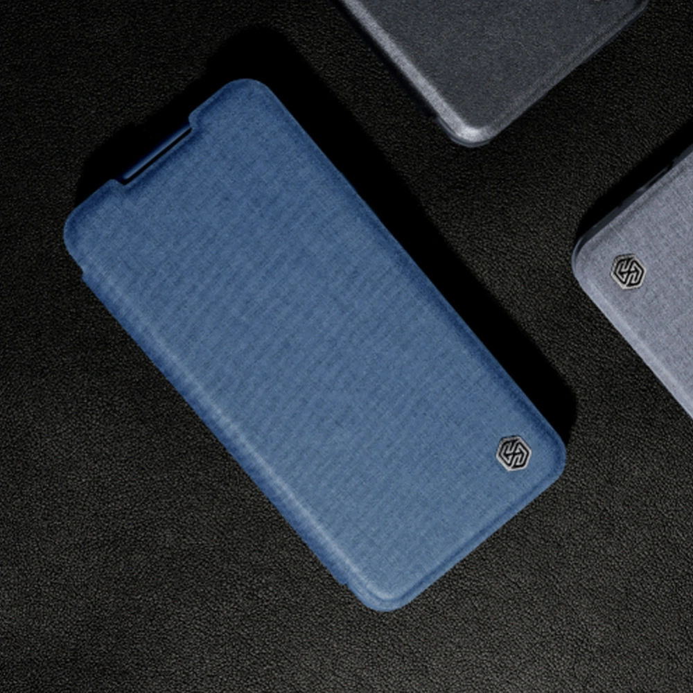 Wholesale Case Nillkin Qin Cloth Pro Samsung Galaxy S23+ Plus blue - NLK1016 - {ean13} - Hurt