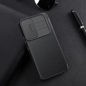 Hurtownia GSM - Etui Nillkin Qin Cloth Pro Samsung Galaxy S23+ Plus albastre - NLK1016 - {ean13} - Hurt