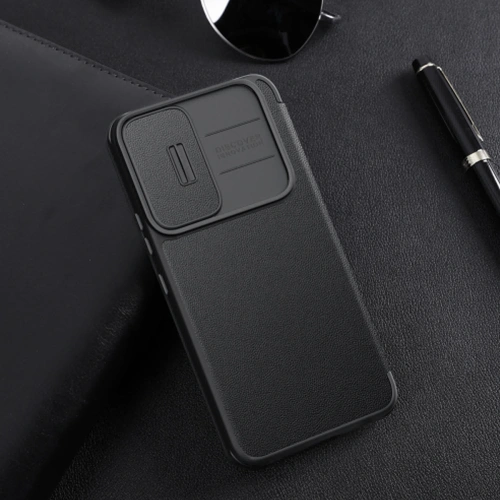 Etui Nillkin Qin Cloth Pro Samsung Galaxy S23+ Plus niebieskie