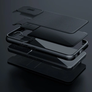 Hurtownia GSM - Etui Nillkin Qin Cloth Pro Samsung Galaxy S23+ Plus gri - NLK1017 - {ean13} - Hurt