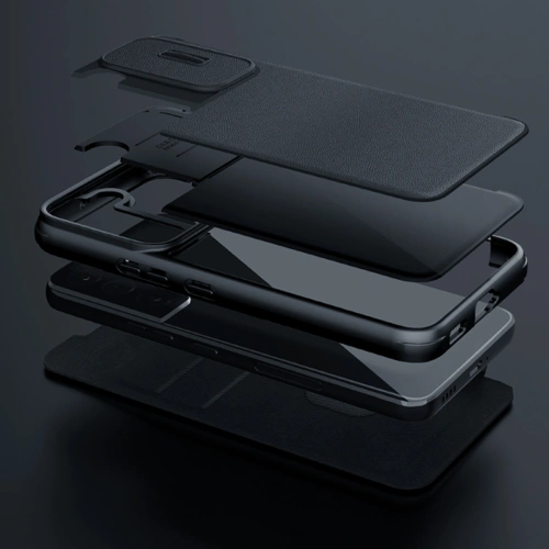 Etui Nillkin Qin Cloth Pro Samsung Galaxy S23+ Plus szare