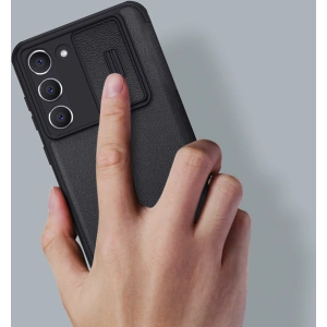 Hurtownia GSM - Etui Nillkin Qin Cloth Pro Samsung Galaxy S23+ Plus gri - NLK1017 - {ean13} - Hurt