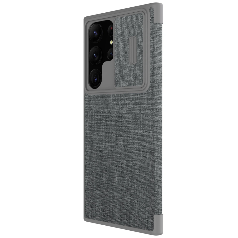 Wholesale Case Nillkin Qin Cloth Pro Samsung Galaxy S23 Ultra gray - NLK1018 - {ean13} - Hurt