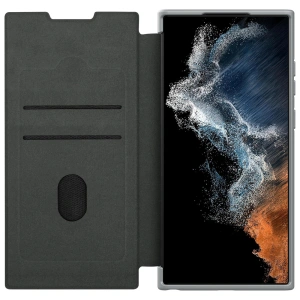 Wholesale Case Nillkin Qin Cloth Pro Samsung Galaxy S23 Ultra gray - NLK1018 - {ean13} - Hurt