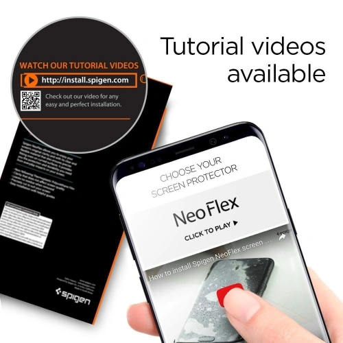 Folia Spigen Neo Flex Case Friendly Galaxy S9