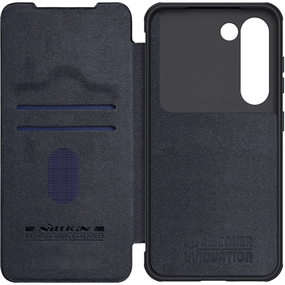 Hurtownia GSM - Etui Nillkin Qin Leather Pro Samsung Galaxy S23+ Plus czarne - NLK1021 - {ean13} - Hurt