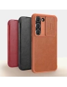Hurtownia GSM - Etui Nillkin Qin Leather Pro Samsung Galaxy S23+ Plus czarne - NLK1021 - {ean13} - Hurt