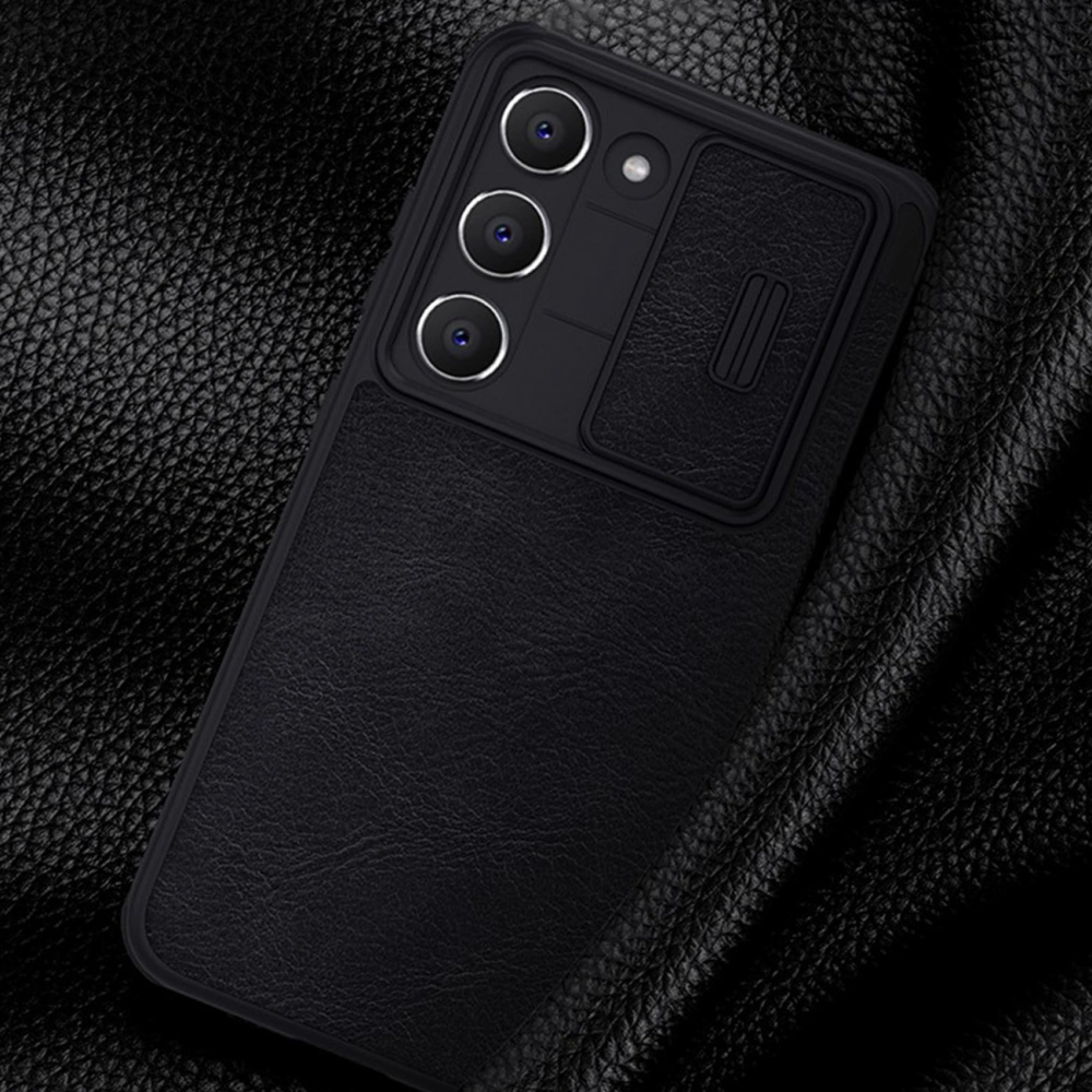 Hurtownia GSM - Etui Nillkin Qin Leather Pro Samsung Galaxy S23+ Plus czarne - NLK1021 - {ean13} - Hurt