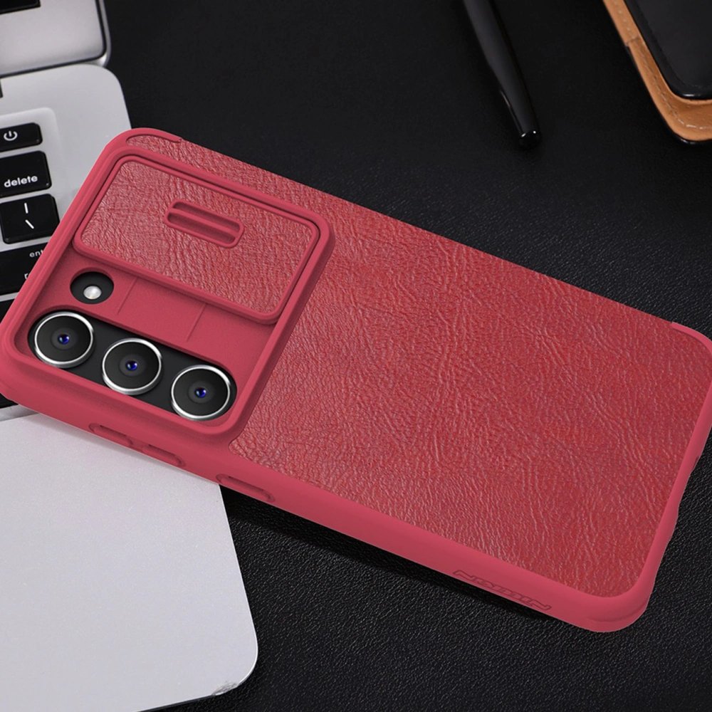 Hurtownia GSM - Etui Nillkin Qin Leather Pro Samsung Galaxy S23+ Plus czarne - NLK1021 - {ean13} - Hurt