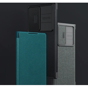 Hurtownia GSM - Etui Nillkin Qin Leather Pro Samsung Galaxy S23+ Plus verde - NLK1022 - {ean13} - Hurt