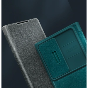 Hurtownia GSM - Etui Nillkin Qin Leather Pro Samsung Galaxy S23+ Plus verde - NLK1022 - {ean13} - Hurt