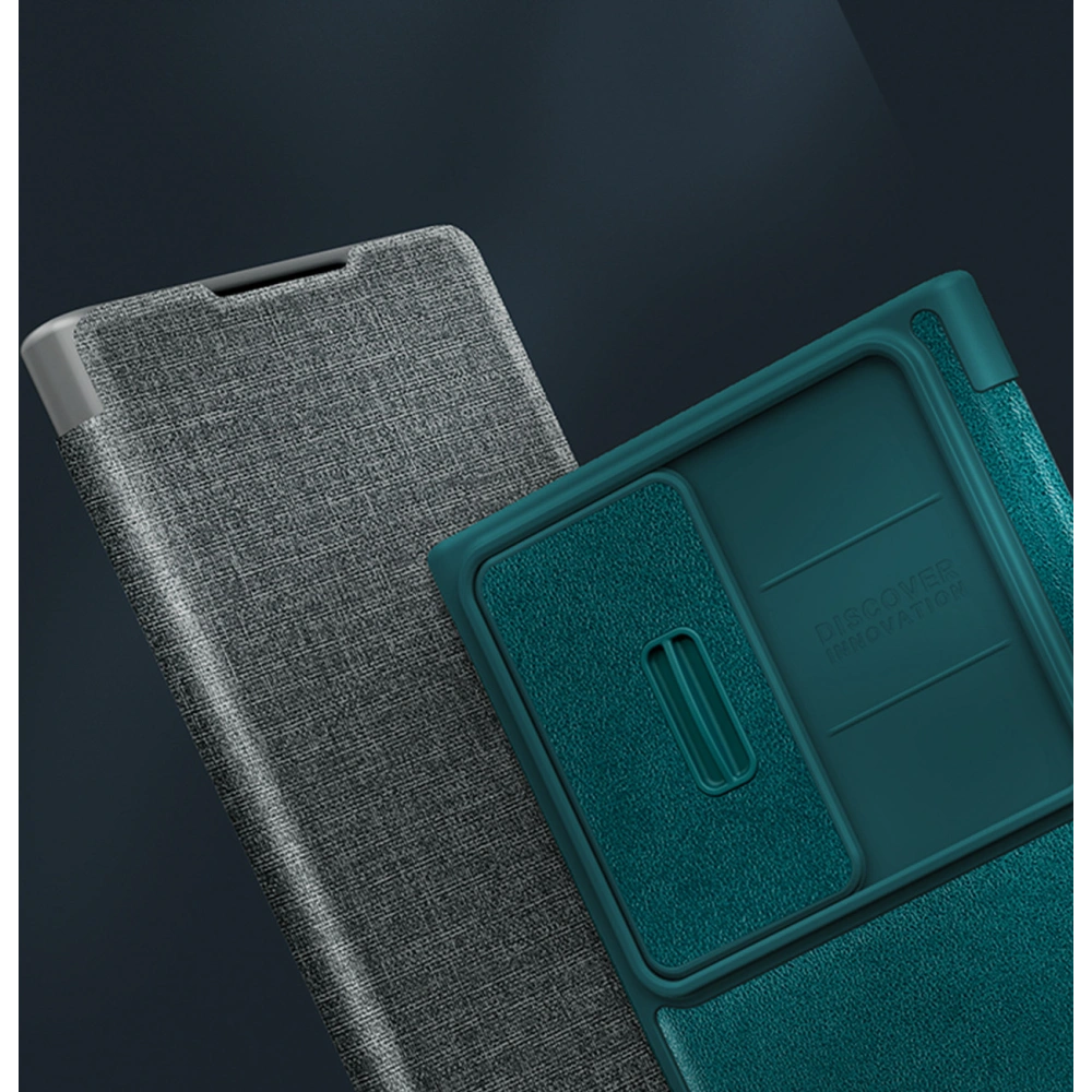 Hurtownia GSM - Etui Nillkin Qin Leather Pro Samsung Galaxy S23+ Plus verde - NLK1022 - {ean13} - Hurt