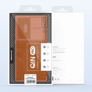 Wholesale Case Nillkin Qin Leather Pro Samsung Galaxy S23 Ultra black - NLK1023 - {ean13} - Hurt