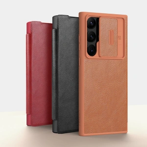 Wholesale Case Nillkin Qin Leather Pro Samsung Galaxy S23 Ultra black - NLK1023 - {ean13} - Hurt