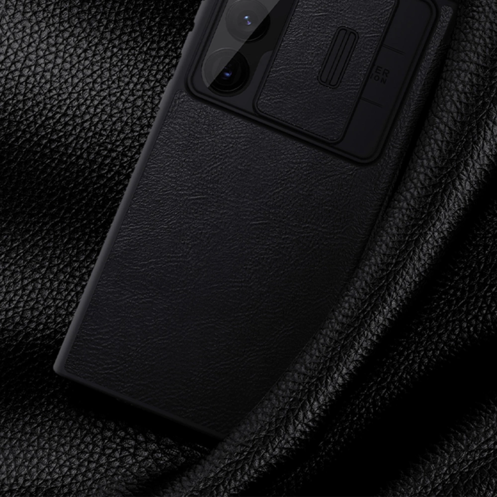 Wholesale Case Nillkin Qin Leather Pro Samsung Galaxy S23 Ultra black - NLK1023 - {ean13} - Hurt