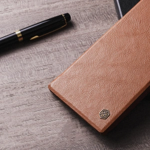Hurtownia GSM - Etui Nillkin Qin Leather Pro Samsung Galaxy S23 Ultra schwarz - NLK1023 - {ean13} - Hurt