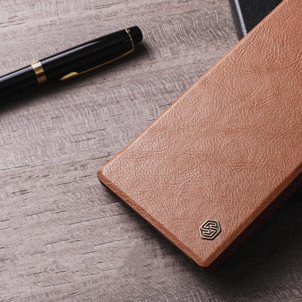 Hurtownia GSM - Etui Nillkin Qin Leather Pro Samsung Galaxy S23 Ultra czarne - NLK1023 - {ean13} - Hurt