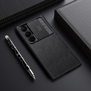 Wholesale Case Nillkin Qin Leather Pro Samsung Galaxy S23 Ultra black - NLK1023 - {ean13} - Hurt