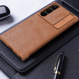 Wholesale Case Nillkin Qin Leather Pro Samsung Galaxy S23 Ultra black - NLK1023 - {ean13} - Hurt