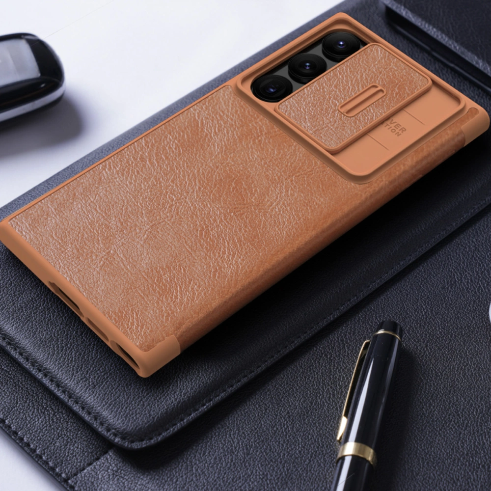 Wholesale Case Nillkin Qin Leather Pro Samsung Galaxy S23 Ultra black - NLK1023 - {ean13} - Hurt