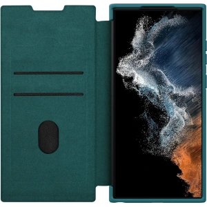 Wholesale Case Nillkin Qin Leather Pro Samsung Galaxy S23 Ultra green - NLK1024 - {ean13} - Hurt