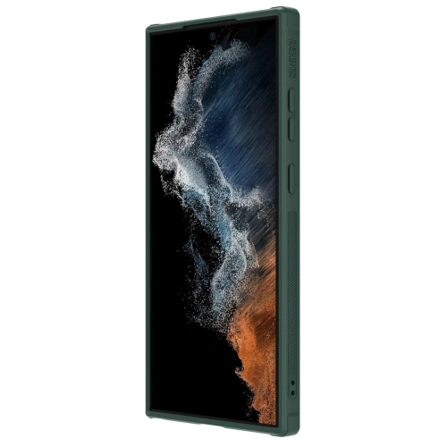 Etui Nillkin Textured S Samsung Galaxy S22 Ultra zielone