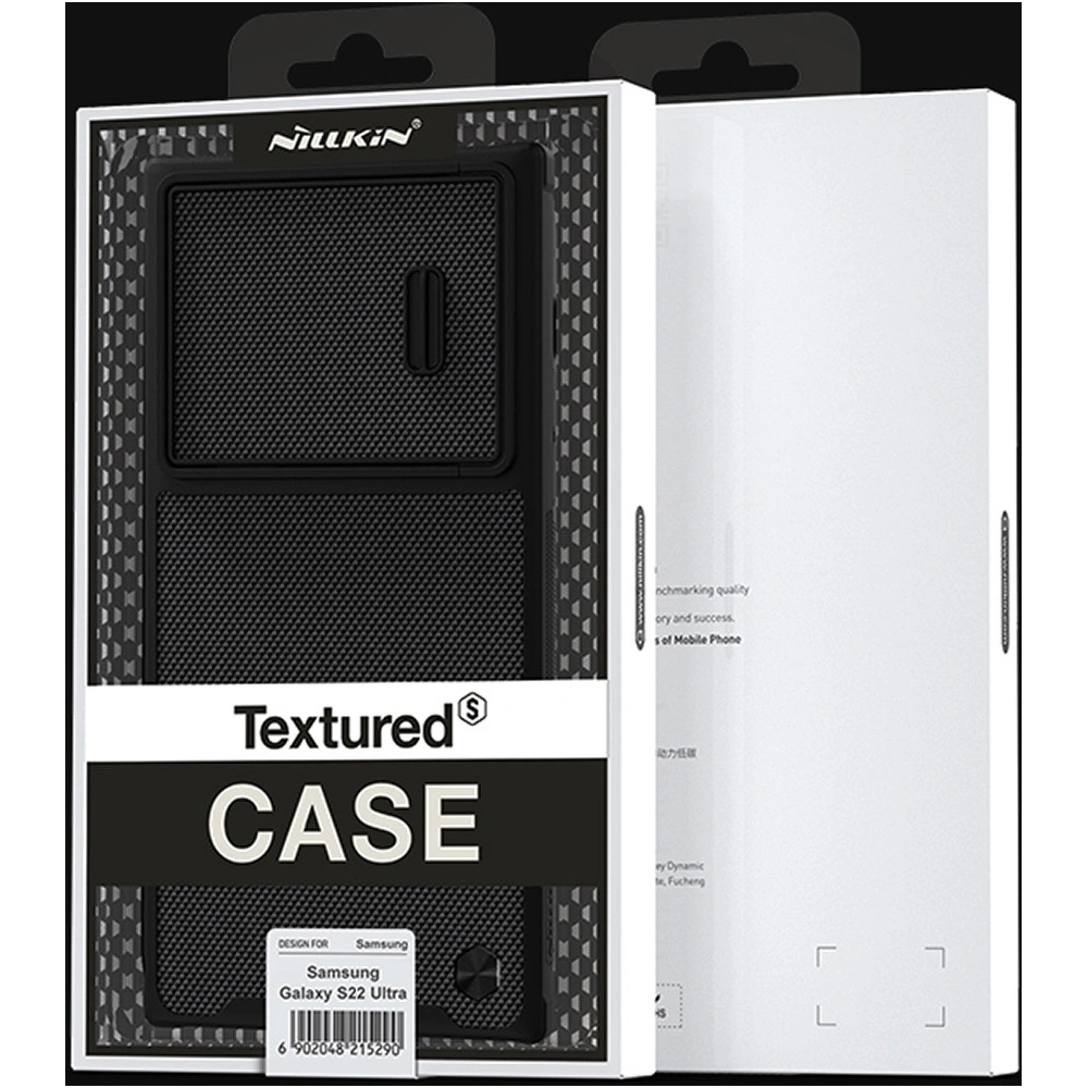 Hurtownia GSM - Etui Nillkin Textured S Samsung Galaxy S22 Ultra černé - NLK1027 - {ean13} - Hurt