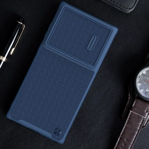 Hurtownia GSM - Etui Nillkin Textured S Samsung Galaxy S22 Ultra černé - NLK1027 - {ean13} - Hurt
