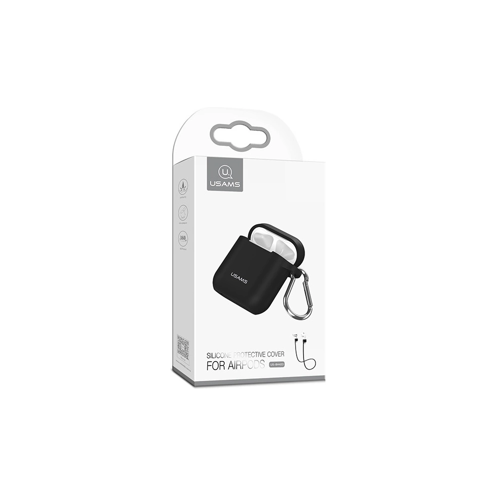 Hurtownia GSM - Etui USAMS US-BH423 Apple AirPods fekete/fekete - USA916 - {ean13} - Hurt