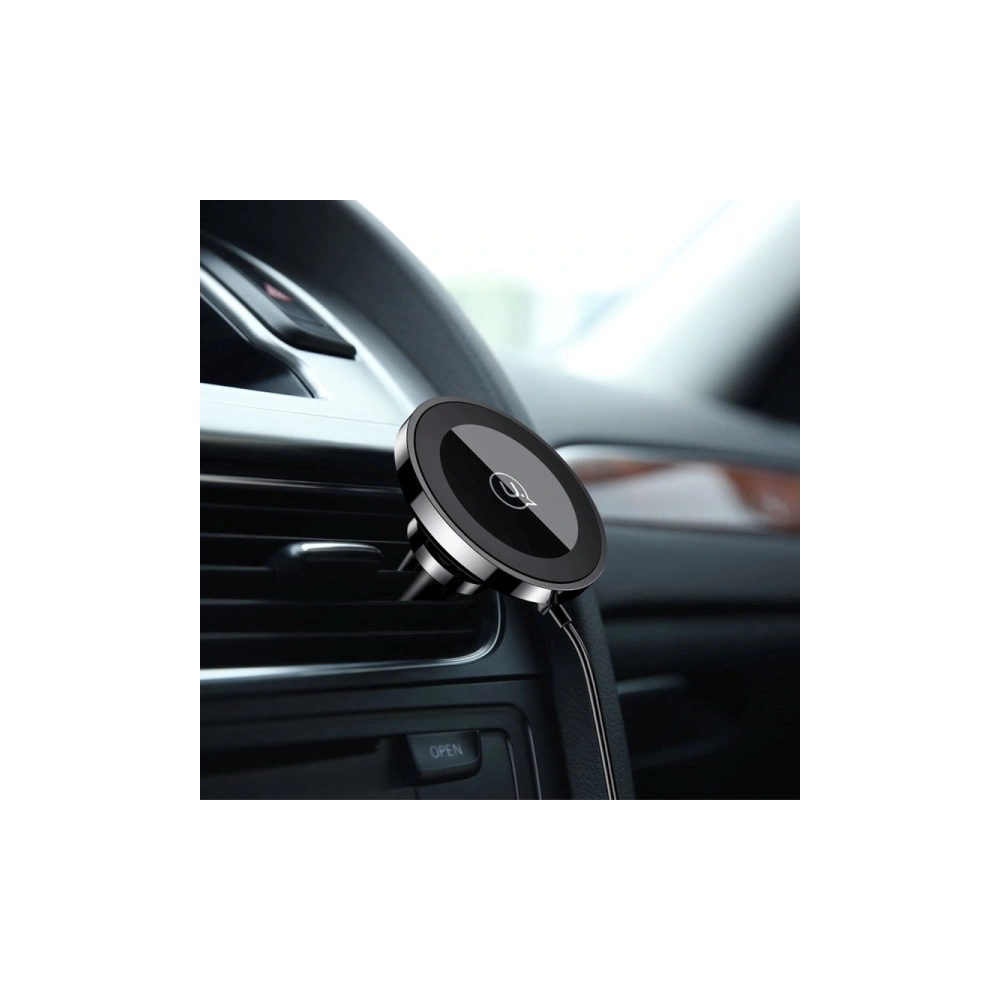Hurtownia GSM - Uchwyt samochodowy z ładowaniem bezprzewodowym USAMS US-CD44 Magnetic Air Vent černý/black - USA919 - {ean13} - Hurt