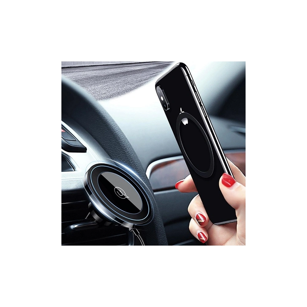 Hurtownia GSM - Uchwyt samochodowy z ładowaniem bezprzewodowym USAMS US-CD44 Magnetic Air Vent černý/black - USA919 - {ean13} - Hurt
