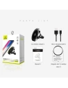 Wholesale Car holder with wireless charging USAMS US-CD44 Magnetic Air Vent black/black - USA919 - {ean13} - Hurt