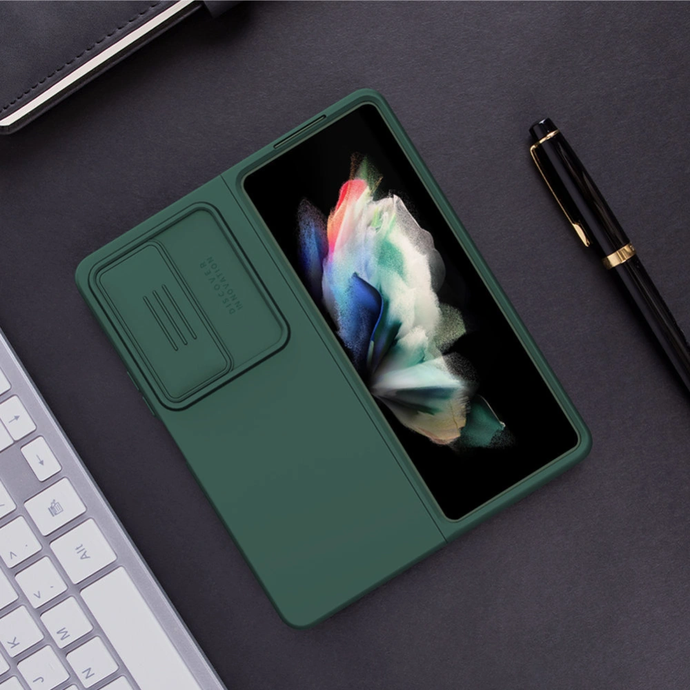Hurtownia GSM - Etui Nillkin CamShield Silky Silicone Samsung Galaxy Z Fold 4 zelené - NLK1037 - {ean13} - Hurt
