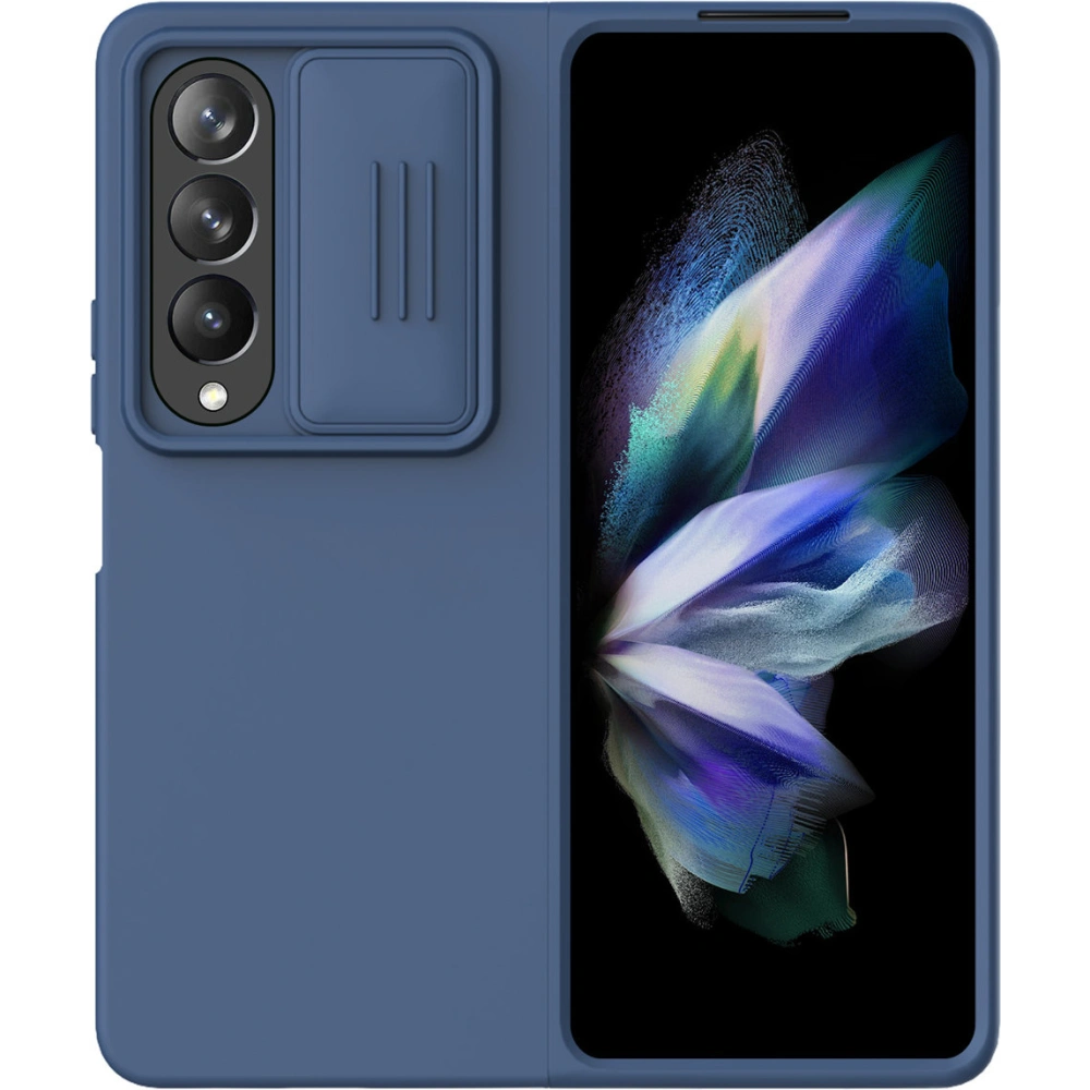 Hurtownia GSM - Etui Nillkin CamShield Silky Silicone Samsung Galaxy Z Fold 4 albastre - NLK1038 - {ean13} - Hurt