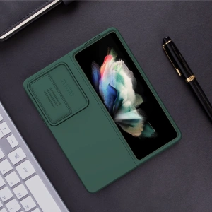 Wholesale Case Nillkin CamShield Silky Silicone Samsung Galaxy Z Fold 4 blue - NLK1038 - {ean13} - Hurt