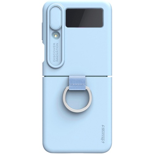 Nillkin Distributor - 6902048257276 - NLK1040 - Case Nillkin CamShield Silky Silicone Samsung Galaxy Z Flip 4 blue - B2B homescreen