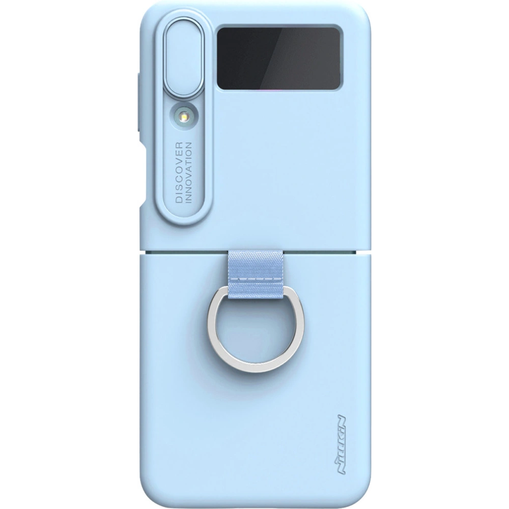Hurtownia GSM - Etui Nillkin CamShield Silky Silicone Samsung Galaxy Z Flip 4 albastre - NLK1040 - {ean13} - Hurt