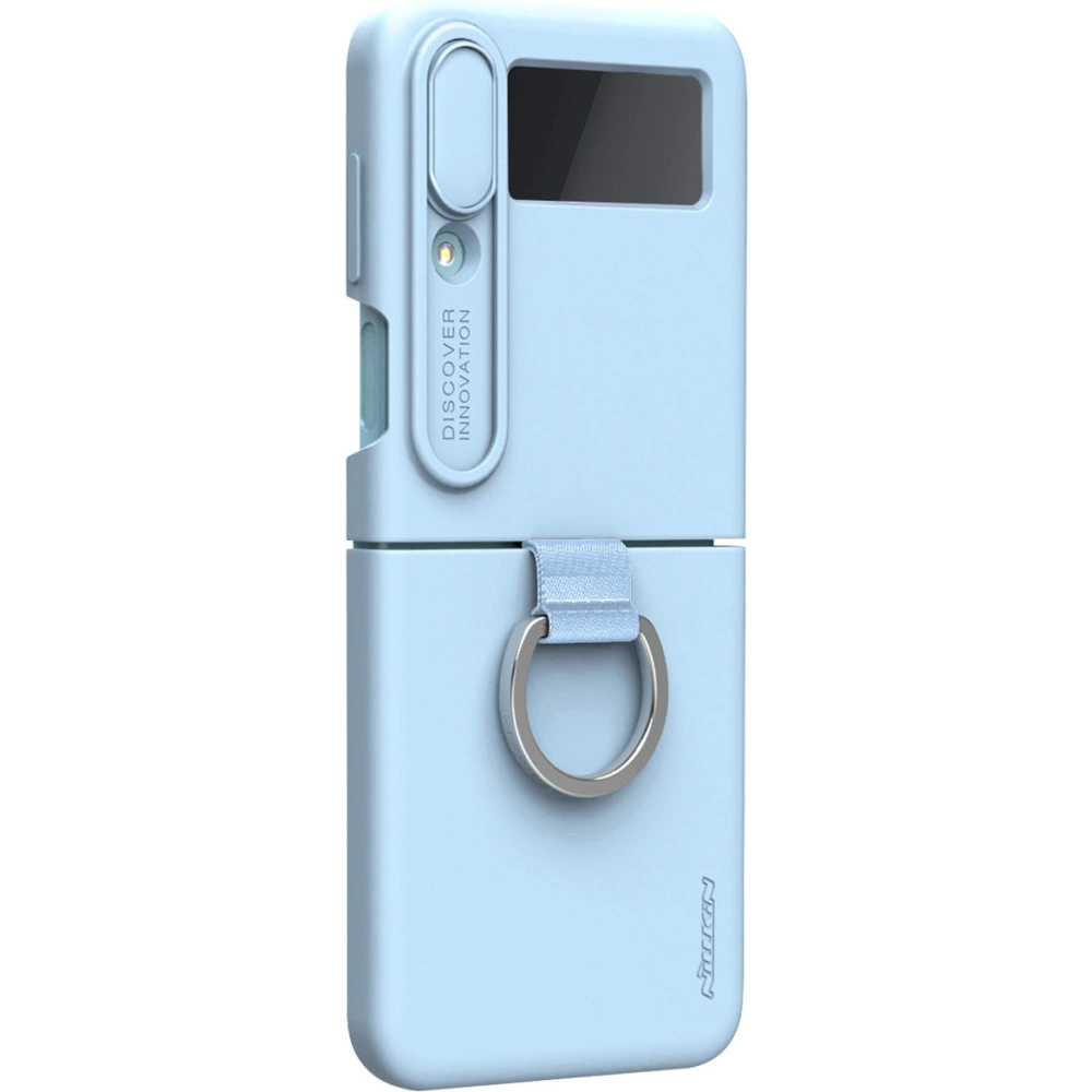 Hurtownia GSM - Etui Nillkin CamShield Silky Silicone Samsung Galaxy Z Flip 4 albastre - NLK1040 - {ean13} - Hurt