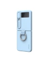Hurtownia GSM - Etui Nillkin CamShield Silky Silicone Samsung Galaxy Z Flip 4 albastre - NLK1040 - {ean13} - Hurt