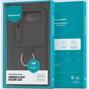 Wholesale Case Nillkin CamShield Silky Silicone Samsung Galaxy Z Flip 4 blue - NLK1040 - {ean13} - Hurt