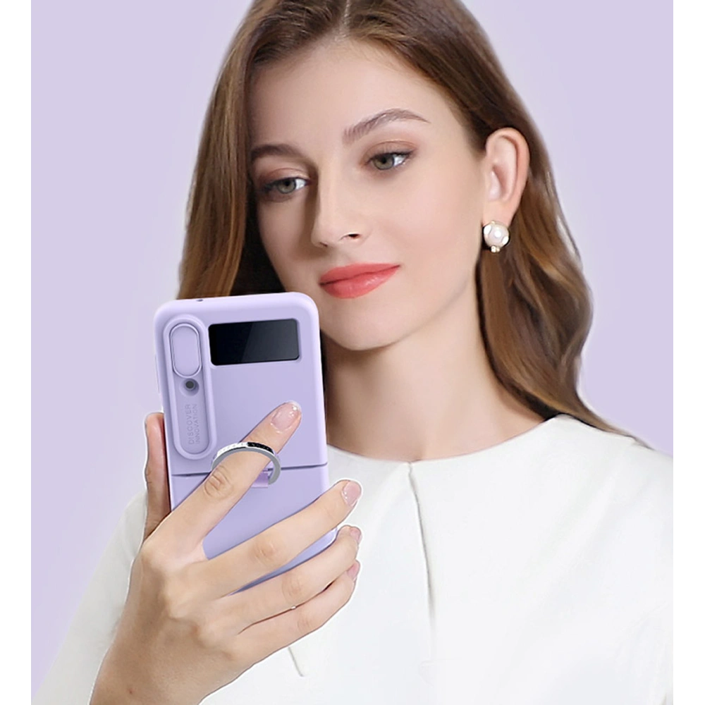 Hurtownia GSM - Etui Nillkin CamShield Silky Silicone Samsung Galaxy Z Flip 4 albastre - NLK1040 - {ean13} - Hurt