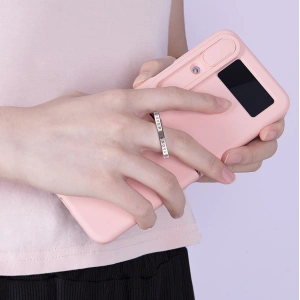 Wholesale Case Nillkin CamShield Silky Silicone Samsung Galaxy Z Flip 4 blue - NLK1040 - {ean13} - Hurt